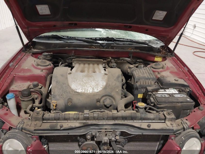 2004 Kia Optima Ex V6/Lx V6 VIN: KNAGD128345317708 Lot: 39661671