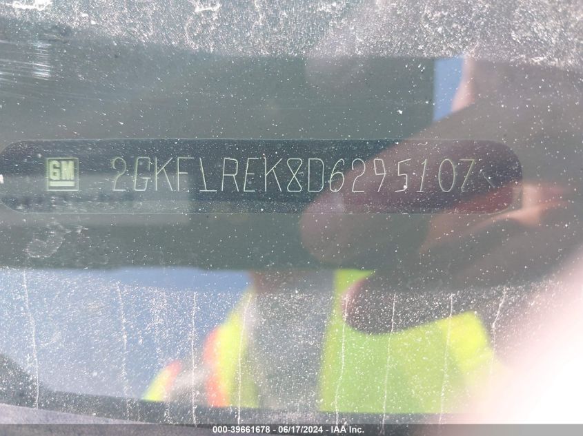 2013 GMC Terrain Sle-1 VIN: 2GKFLREK8D6295107 Lot: 39661678