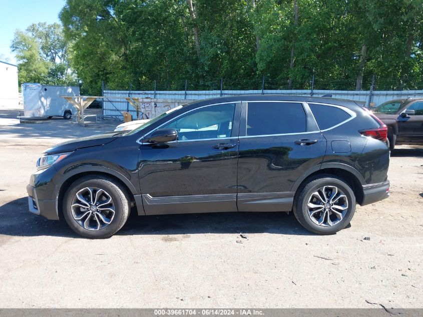 2022 Honda Cr-V Awd Ex VIN: 7FARW2H54NE021514 Lot: 39661704