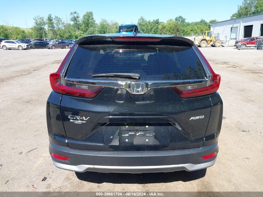 2022 Honda Cr-V Awd Ex VIN: 7FARW2H54NE021514 Lot: 39661704