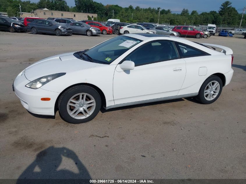 2000 Toyota Celica Gt VIN: JTDDR32T8Y0042816 Lot: 39661725