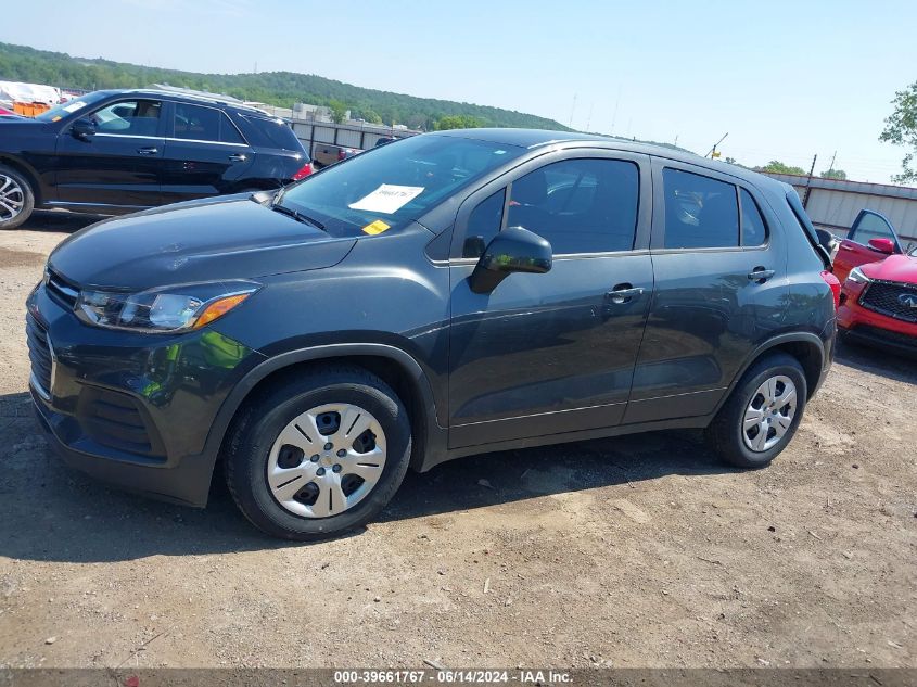 2019 Chevrolet Trax Ls VIN: 3GNCJKSB0KL138722 Lot: 39661767