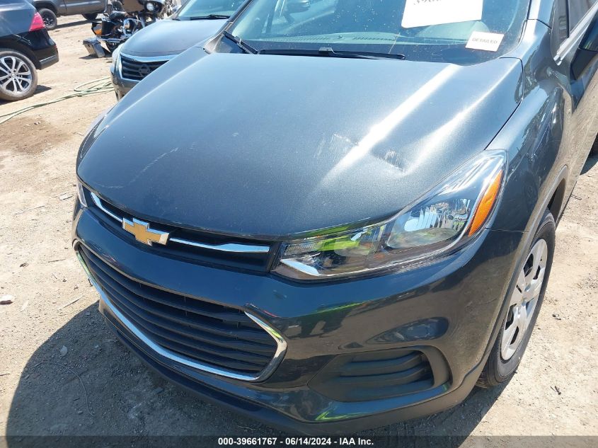 2019 Chevrolet Trax Ls VIN: 3GNCJKSB0KL138722 Lot: 39661767