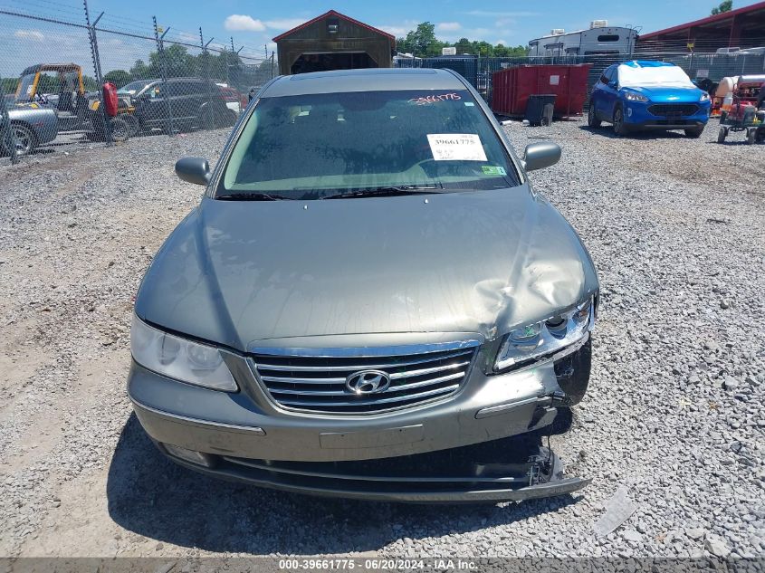 2007 Hyundai Azera Limited/Se VIN: KMHFC46F77A172823 Lot: 39661775