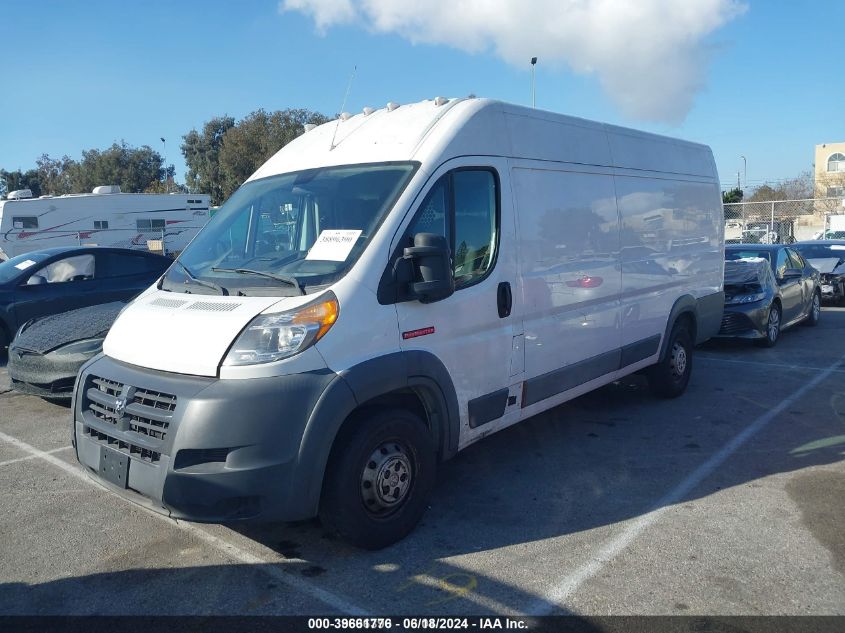 2017 Ram Promaster 3500 Cargo Van High Roof 159 Wb Ext VIN: 3C6URVJG6HE535585 Lot: 39661776