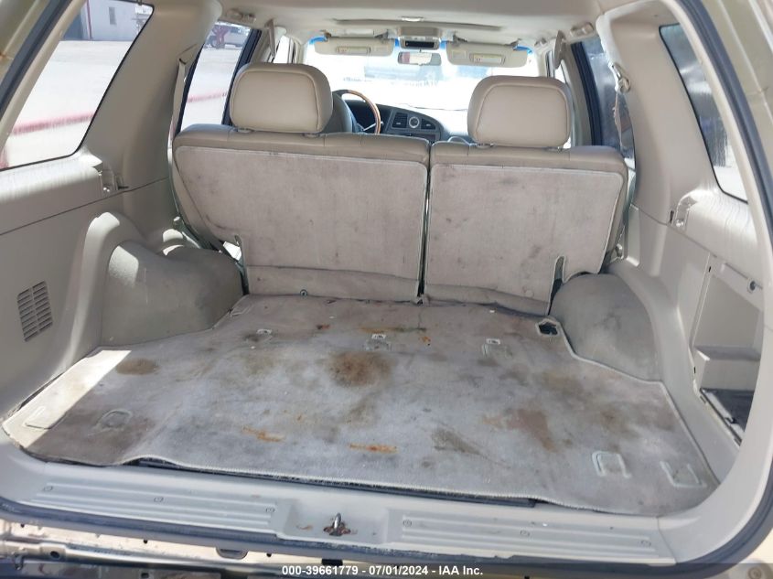 2002 Infiniti Qx4 Luxury VIN: JNRDR09Y92W252832 Lot: 39661779