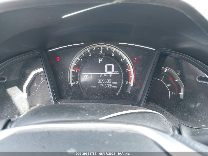 2018 Honda Civic Lx VIN: 19XFC2F55JE018258 Lot: 39661787