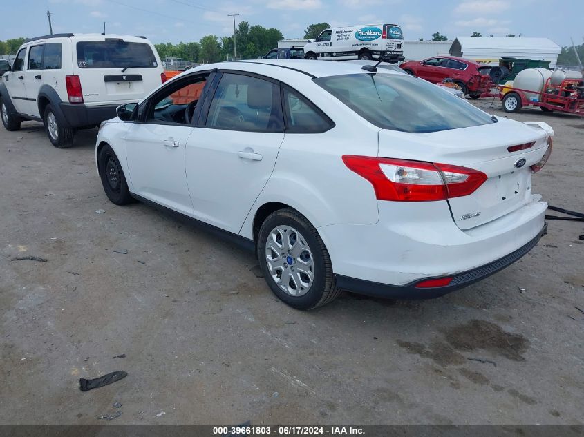 2012 Ford Focus Se VIN: 1FAHP3F23CL217155 Lot: 39661803