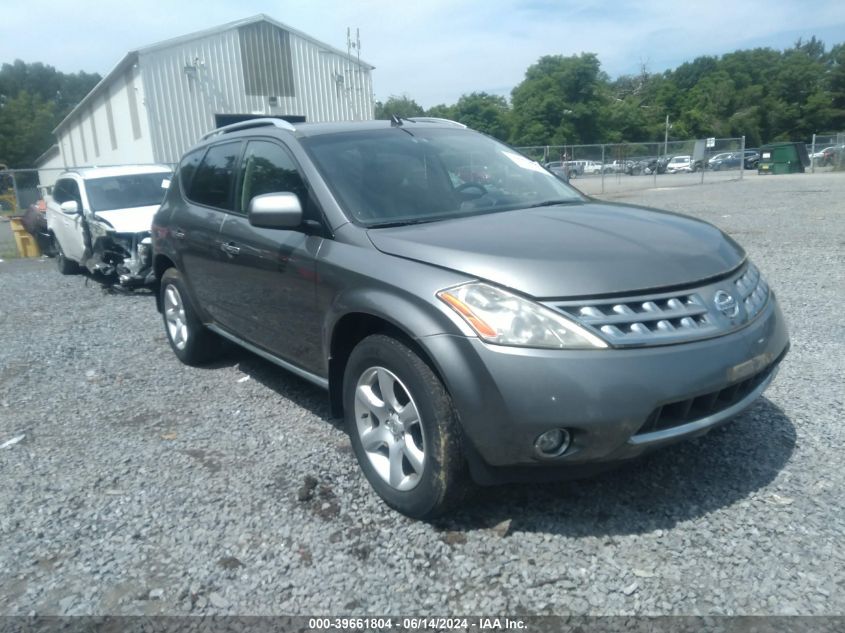 2006 Nissan Murano Se VIN: JN8AZ08W96W539987 Lot: 39661804