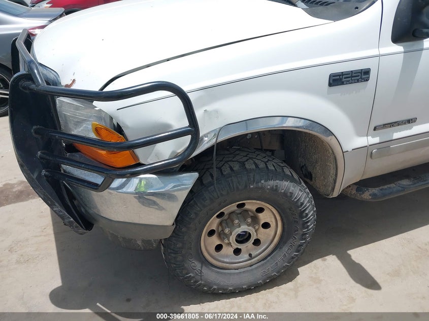 2001 Ford F-250 Lariat/Xl/Xlt VIN: 1FTNW21F41EB09424 Lot: 39661805