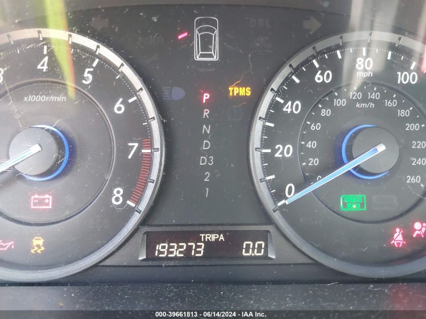 2010 Honda Accord Crosstour Ex VIN: 5J6TF1H39AL016188 Lot: 39661813