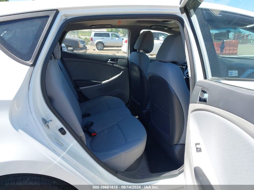 2013 Hyundai Accent Se VIN: KMHCU5AE8DU106182 Lot: 39661818