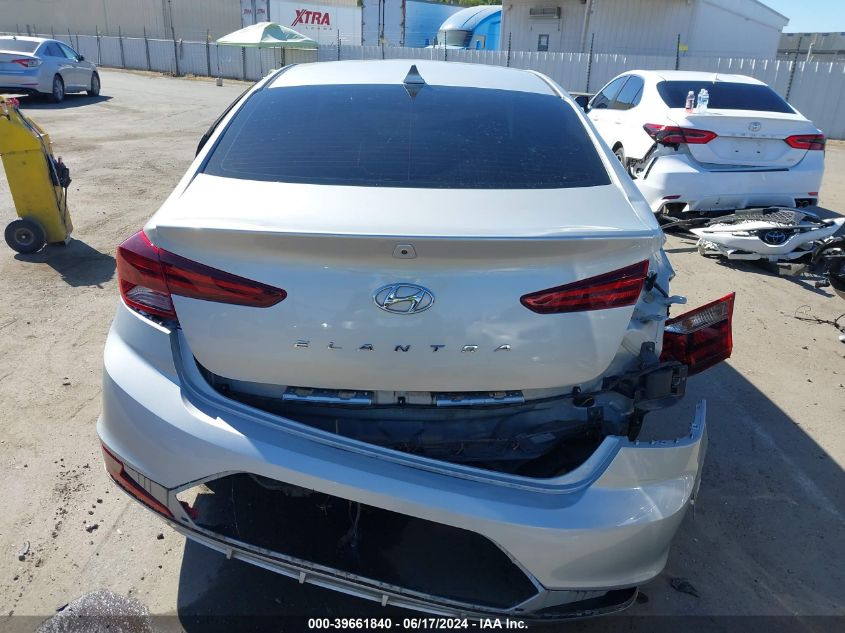2019 Hyundai Elantra Sel VIN: 5NPD84LF5KH433451 Lot: 39661840