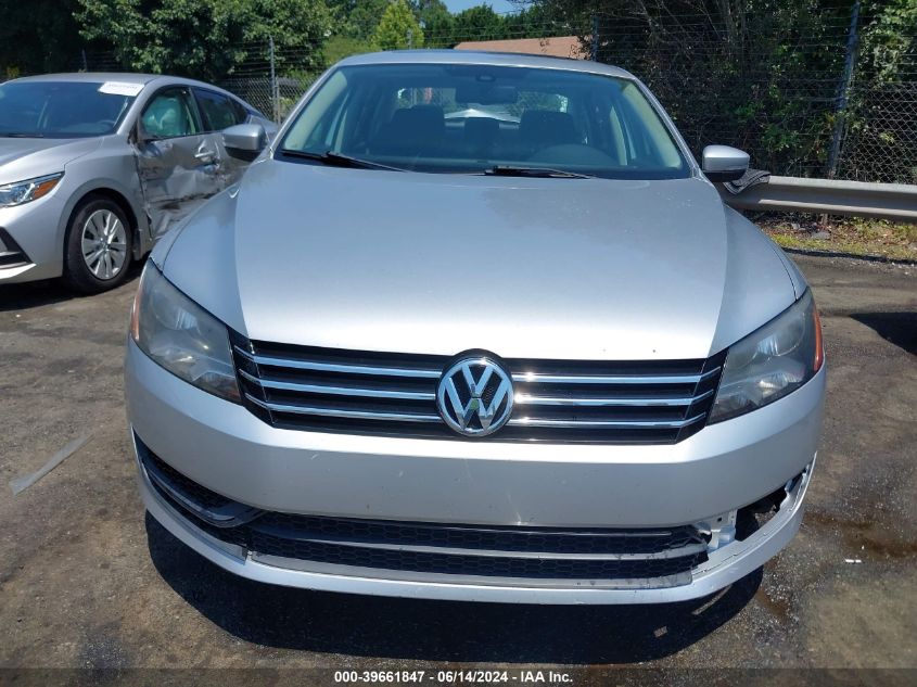 2013 Volkswagen Passat 2.5L Se VIN: 1VWBP7A38DC057084 Lot: 39661847