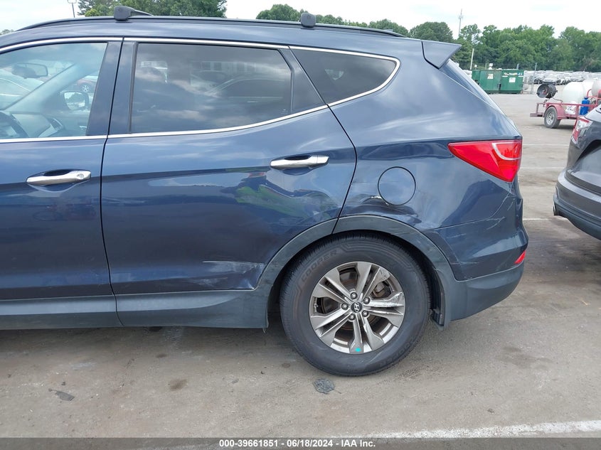 2014 Hyundai Santa Fe Sport 2.4L VIN: 5XYZU3LB5EG206717 Lot: 39661851