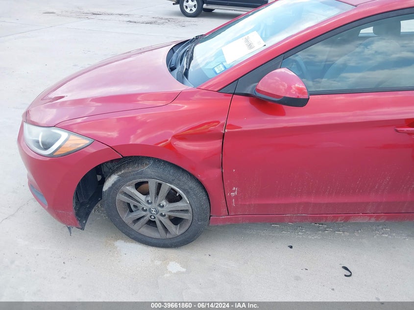 2017 HYUNDAI ELANTRA SE - 5NPD84LF7HH021184
