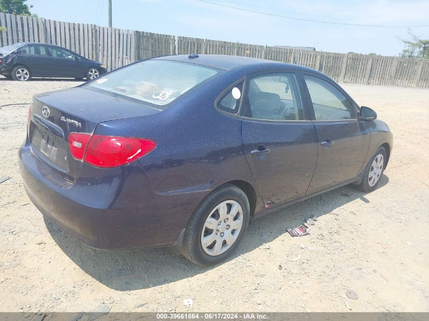 KMHDU46D78U513544 | 2008 HYUNDAI ELANTRA