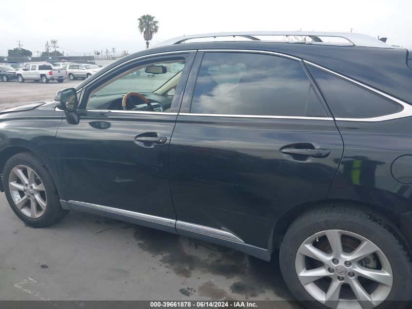 2011 Lexus Rx 350 VIN: 2T2BK1BAXBC096674 Lot: 39661878