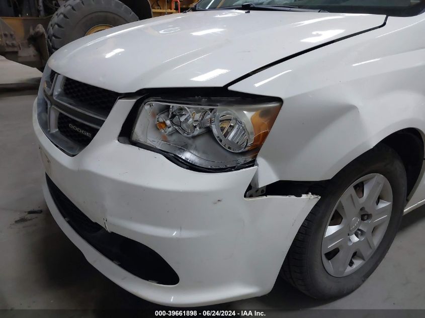 2012 Dodge Grand Caravan Se/Avp VIN: 2C4RDGBGXCR231853 Lot: 39661898