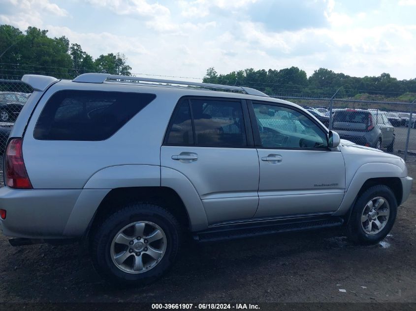 2004 Toyota 4Runner Sr5 Sport V6 VIN: JTEBU14R548016550 Lot: 39661907
