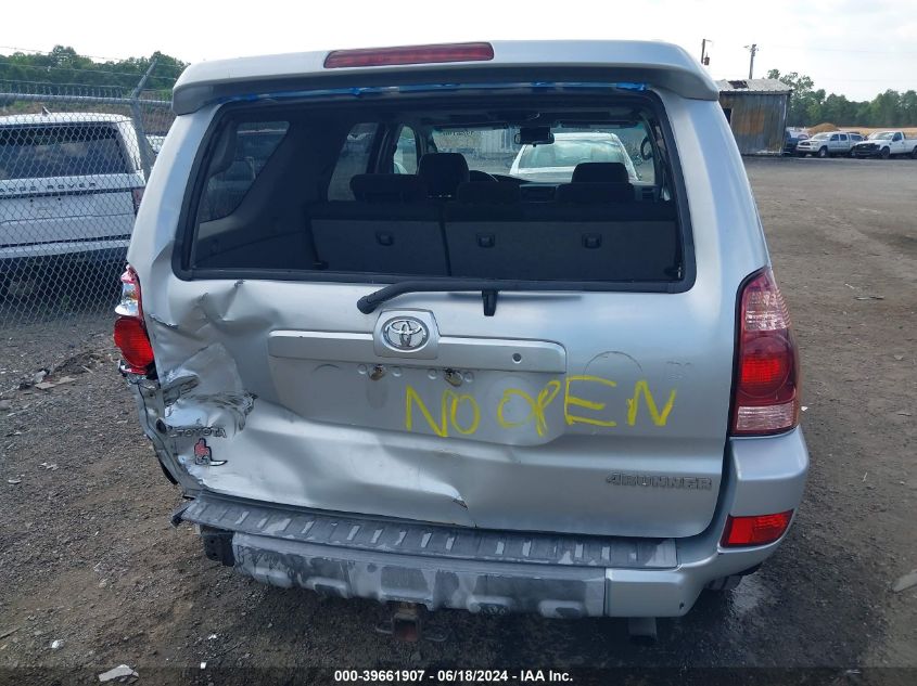 2004 Toyota 4Runner Sr5 Sport V6 VIN: JTEBU14R548016550 Lot: 39661907