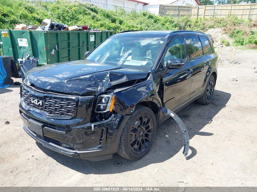 2022 Kia Telluride Sx VIN: 5XYP5DHC6NG212554 Lot: 39661929