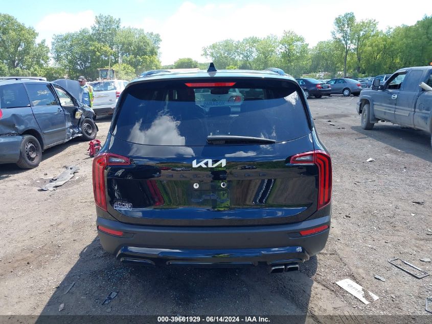 2022 Kia Telluride Sx VIN: 5XYP5DHC6NG212554 Lot: 39661929