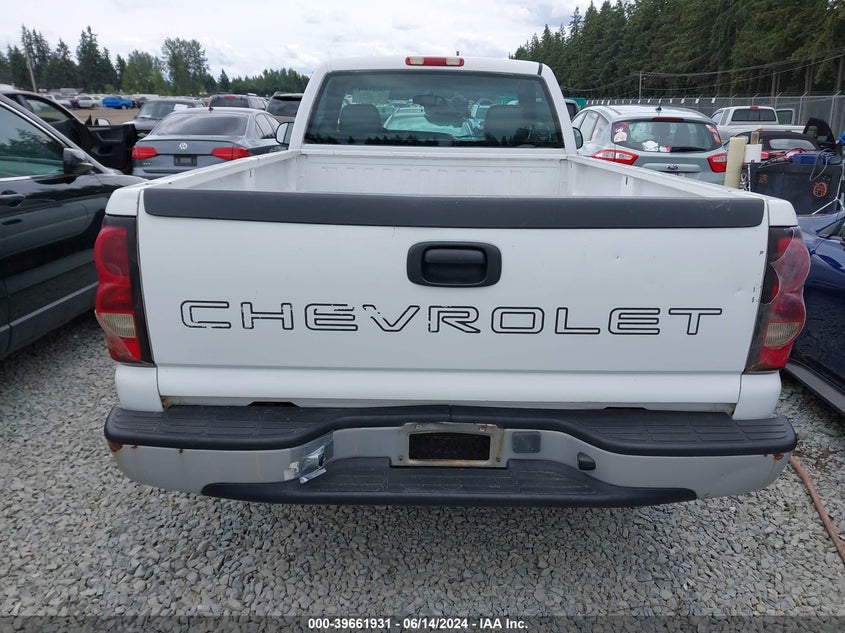 2005 Chevrolet Silverado 1500 Work Truck VIN: 1GCEC14X85Z103406 Lot: 39661931