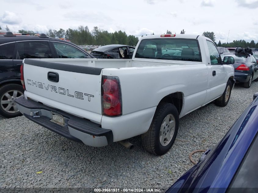 2005 Chevrolet Silverado 1500 Work Truck VIN: 1GCEC14X85Z103406 Lot: 39661931