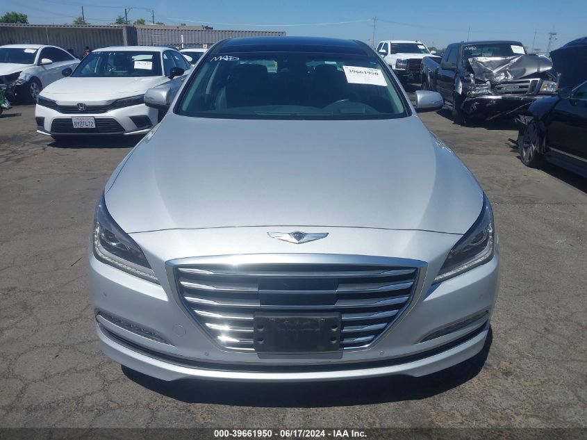 2016 Hyundai Genesis 3.8 VIN: KMHGN4JE7GU134570 Lot: 39661950