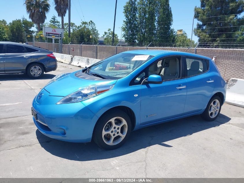 2011 Nissan Leaf Sl VIN: JN1AZ0CP2BT007782 Lot: 39661963