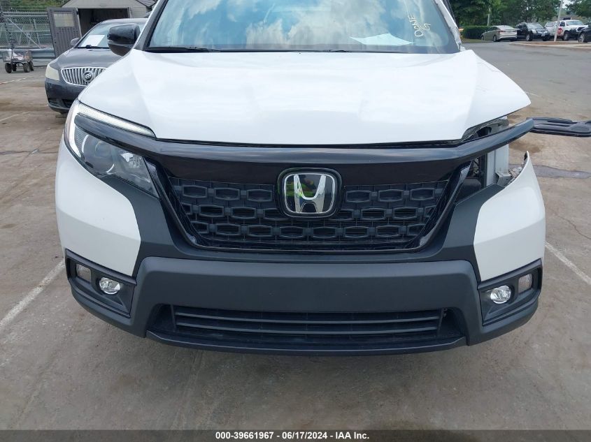 2021 Honda Passport 2Wd Ex-L VIN: 5FNYF7H57MB008131 Lot: 39661967