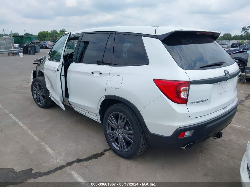 2021 Honda Passport 2Wd Ex-L VIN: 5FNYF7H57MB008131 Lot: 39661967