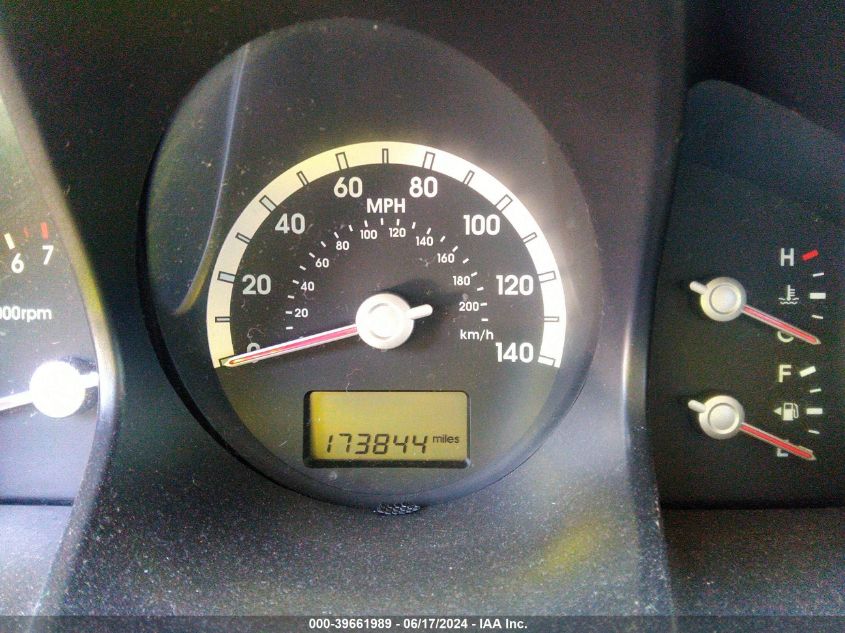 2006 Kia Sportage Ex V6/Lx V6 VIN: KNDJF723967144651 Lot: 39661989