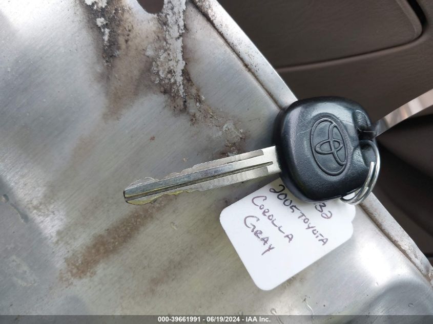 2005 Toyota Corolla Ce/Le/S VIN: 1NXBR30E25Z538321 Lot: 39661991