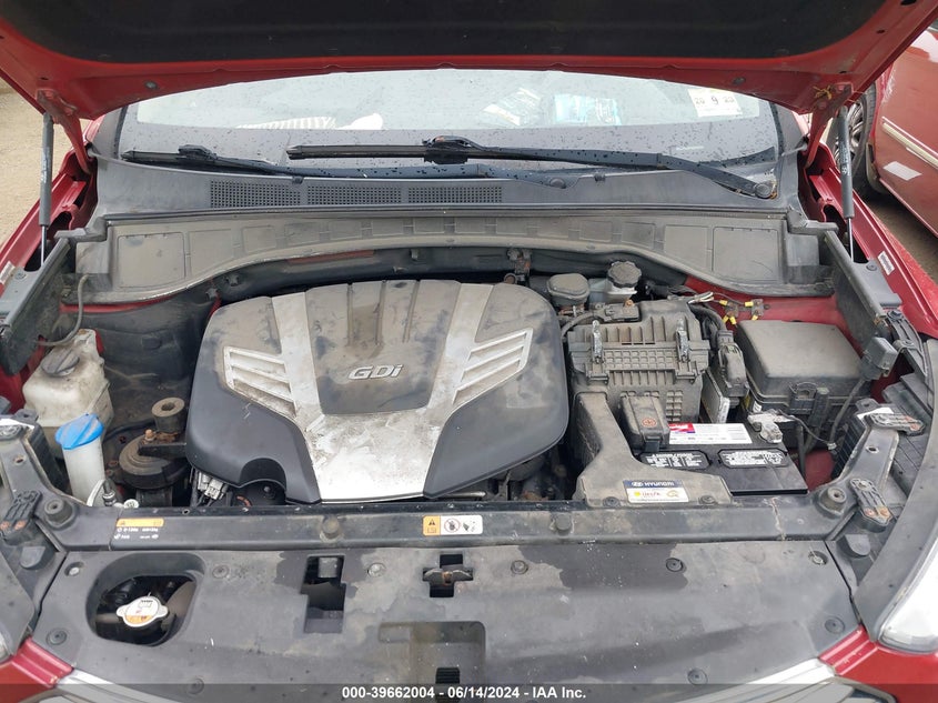 2014 Hyundai Santa Fe Gls VIN: KM8SMDHF8EU040545 Lot: 39662004