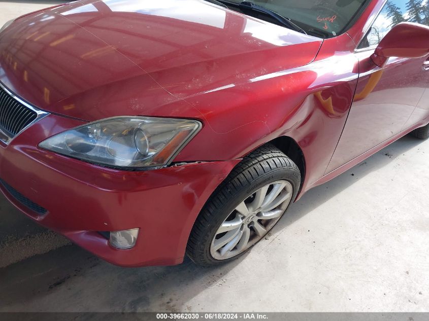 2006 Lexus Is 250 VIN: JTHCK262965004487 Lot: 39662030