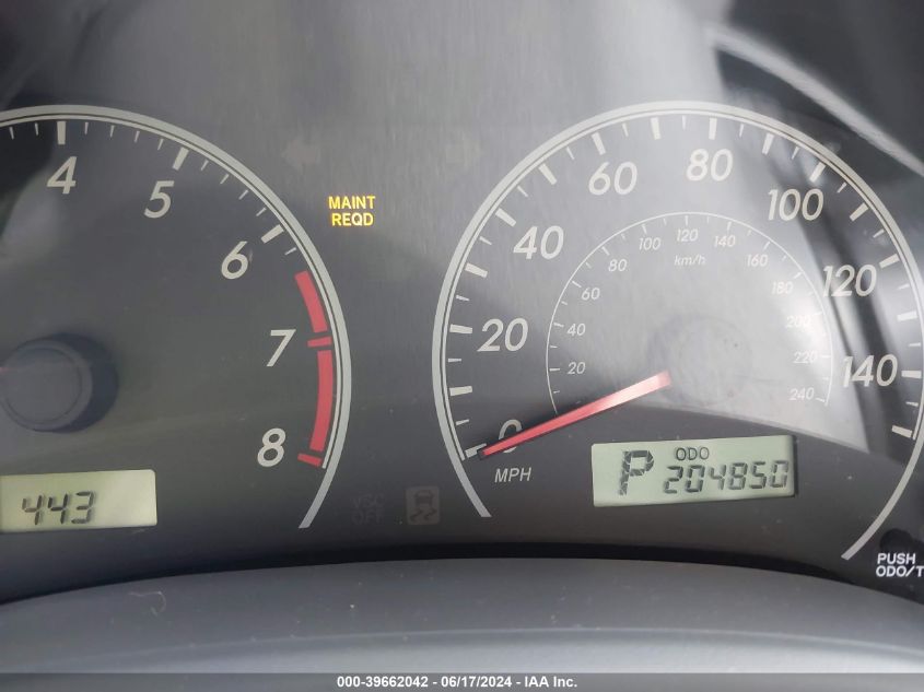 2009 Toyota Corolla Le VIN: JTDBL40E299036350 Lot: 39662042