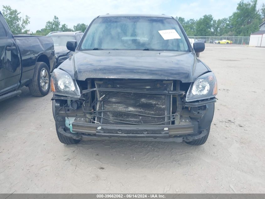 2005 Honda Pilot Ex VIN: 5FNYF18485B058140 Lot: 39662062