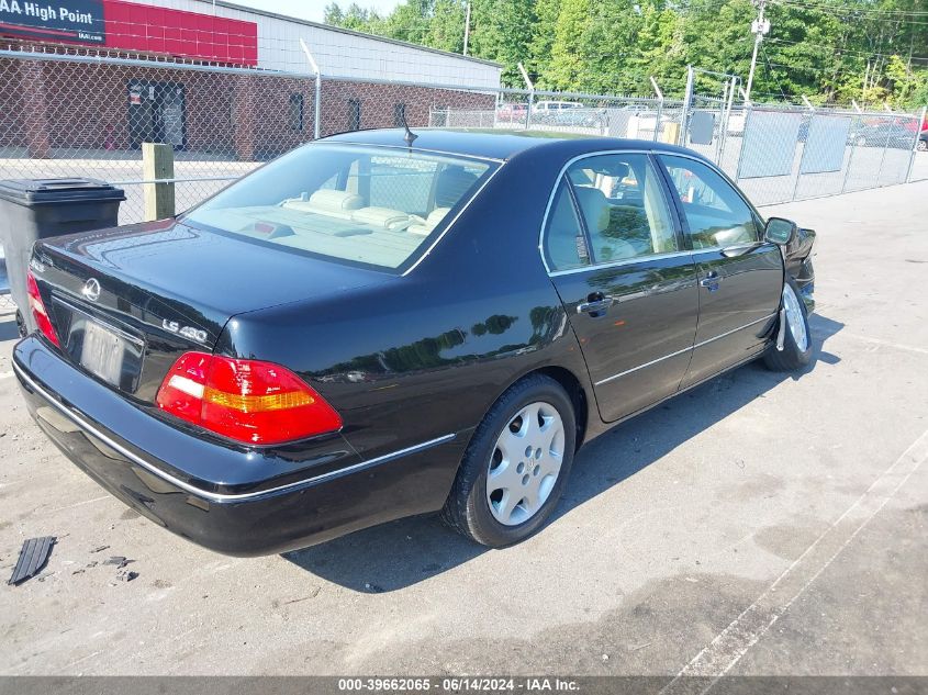 2002 Lexus Ls 430 VIN: JTHBN30F120088977 Lot: 39662065