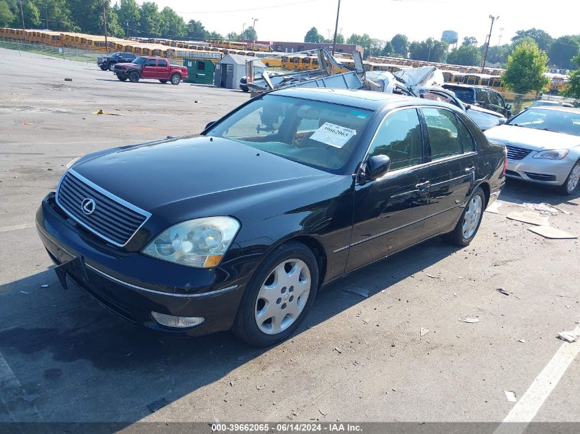 2002 Lexus Ls 430 VIN: JTHBN30F120088977 Lot: 39662065