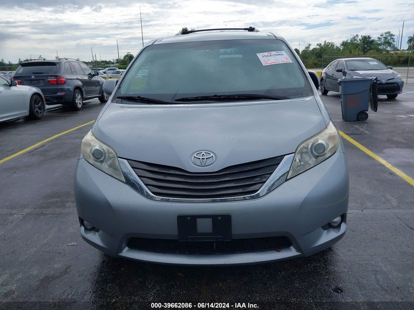 2011 Toyota Sienna Xle V6 VIN: 5TDYK3DC9BS091224 Lot: 39662086