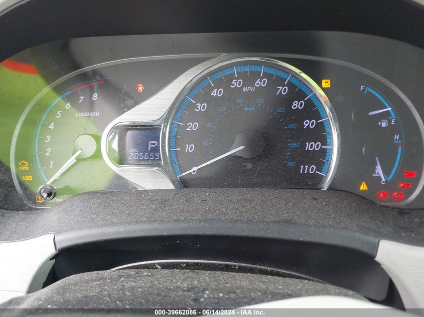 2011 Toyota Sienna Xle V6 VIN: 5TDYK3DC9BS091224 Lot: 39662086