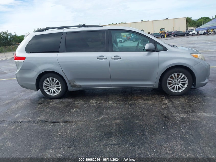 2011 Toyota Sienna Xle V6 VIN: 5TDYK3DC9BS091224 Lot: 39662086