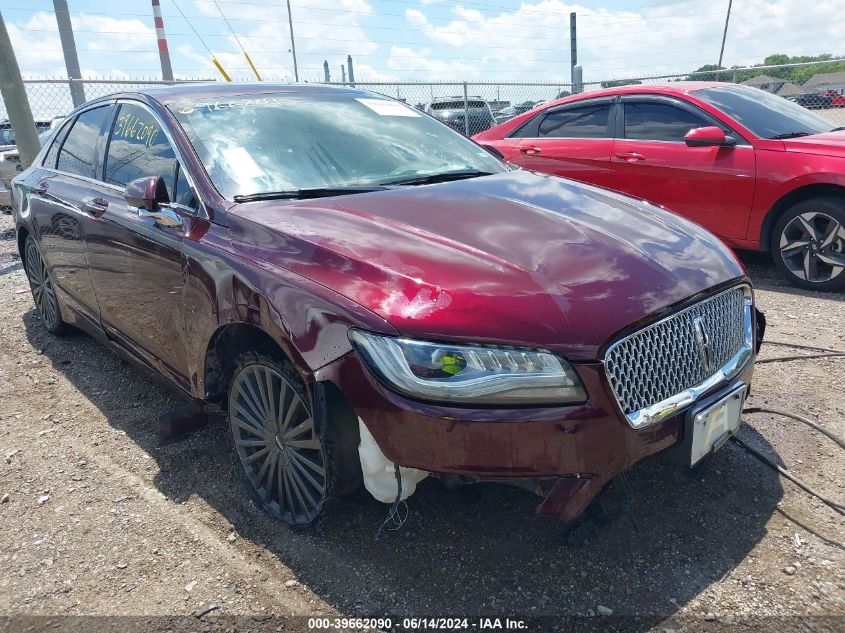 2017 Lincoln Mkz Reserve VIN: 3LN6L5E90HR657720 Lot: 39662090