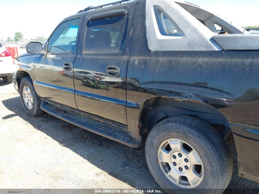 2003 Chevrolet Avalanche 1500 VIN: 3GNEK13T53G222486 Lot: 39662114