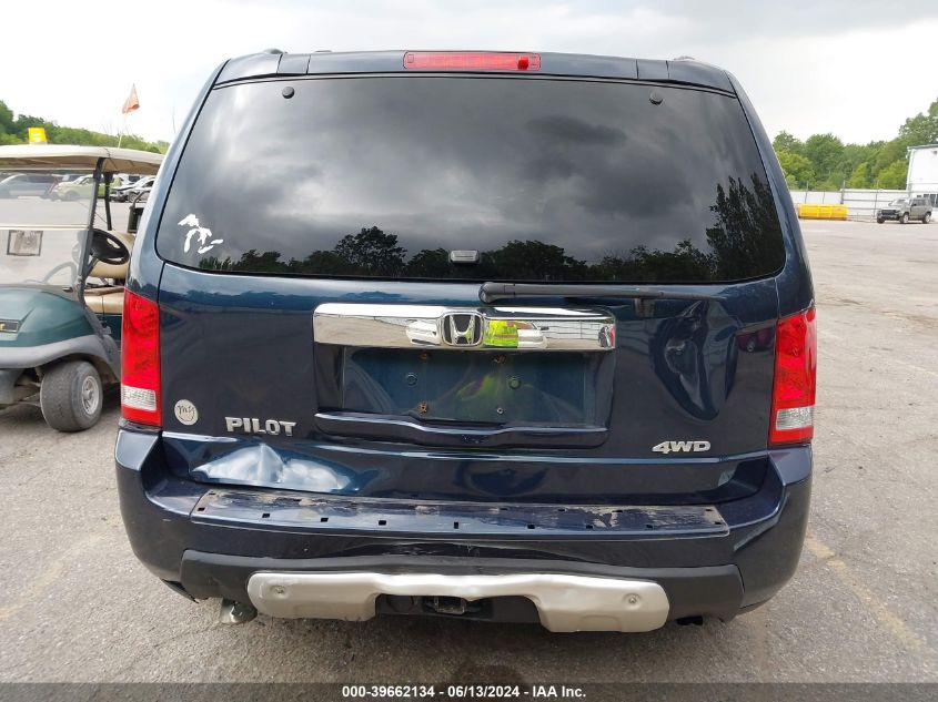 2011 Honda Pilot Ex-L VIN: 5FNYF4H70BB072718 Lot: 39662134