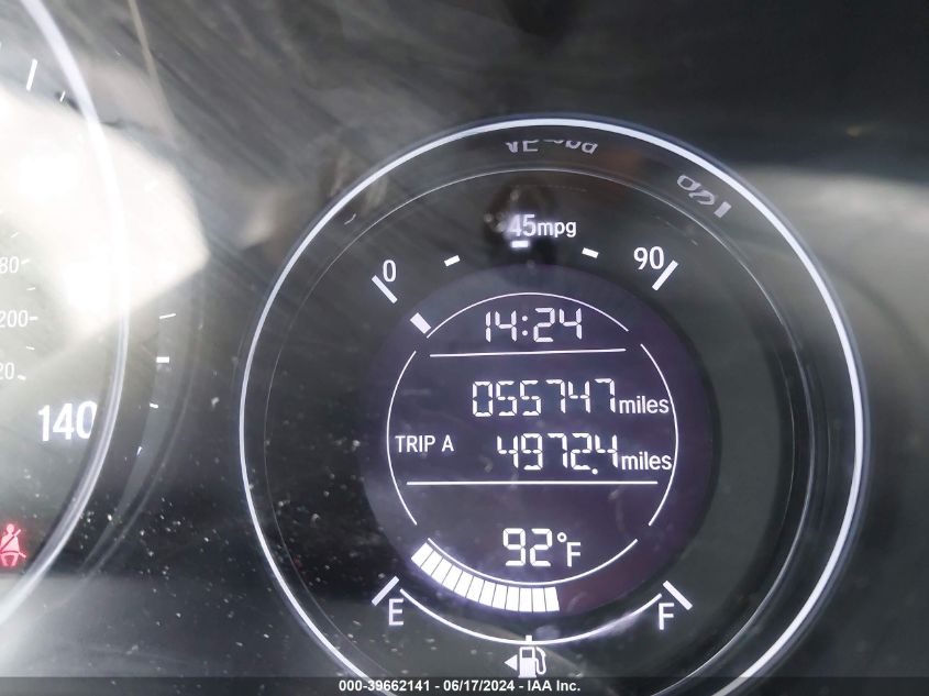 2018 Honda Hr-V Ex VIN: 3CZRU5H50JM723655 Lot: 39662141