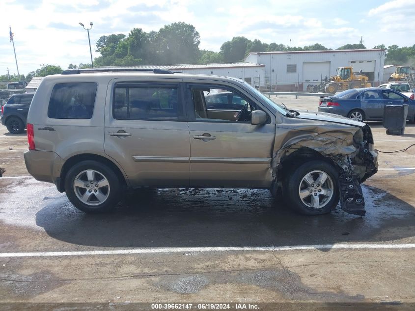 2011 Honda Pilot Ex-L VIN: 5FNYF4H52BB001986 Lot: 39662147