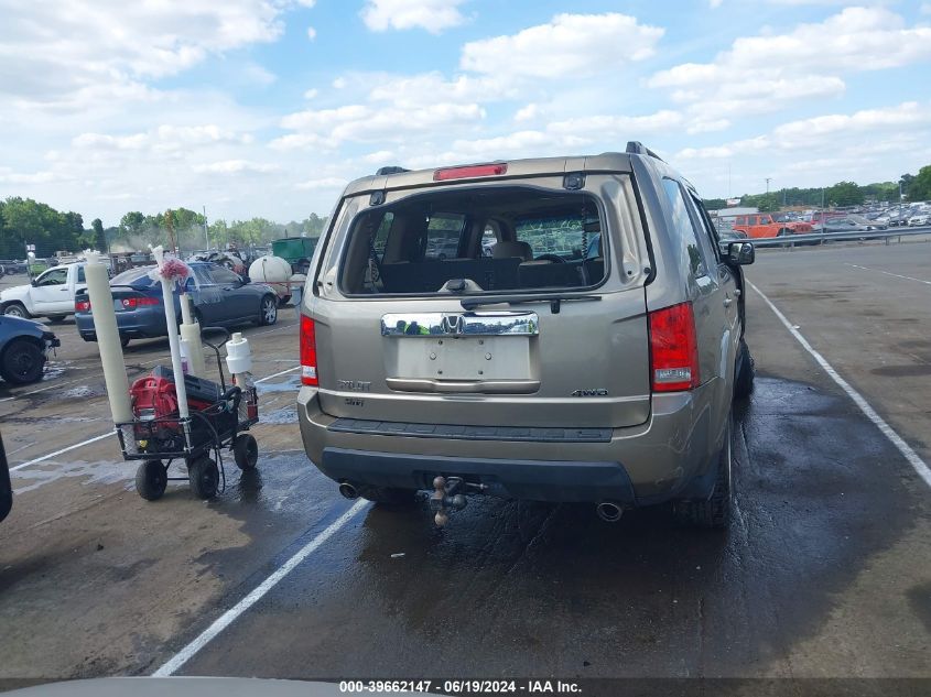 2011 Honda Pilot Ex-L VIN: 5FNYF4H52BB001986 Lot: 39662147